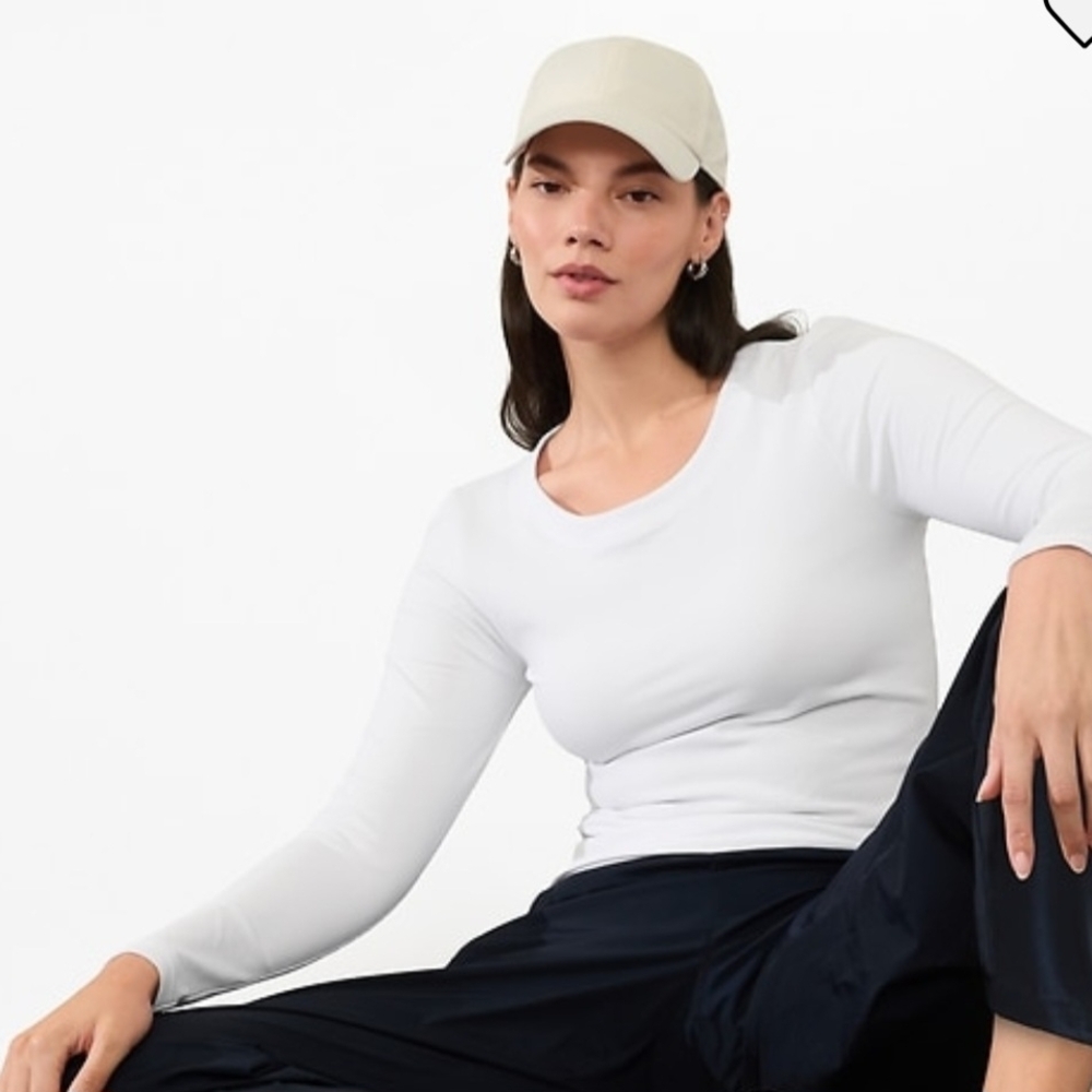 Athleta Renew Seamless Crew Neck Top, Women's Medium NWT